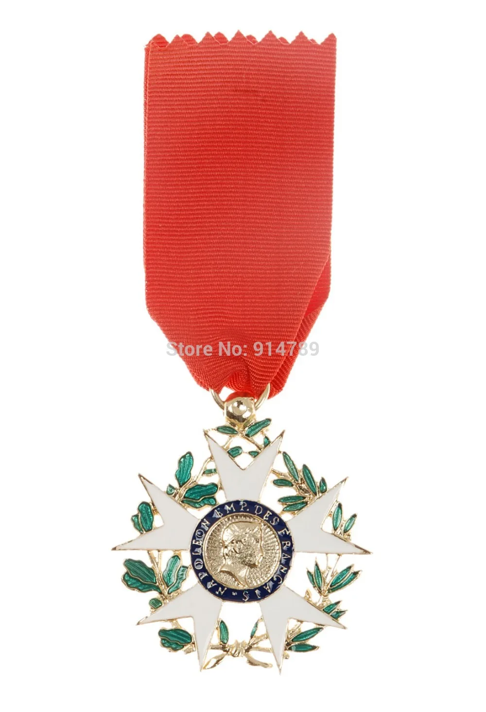 Медаль Наполеона из Франции значок с лентой-34063 |