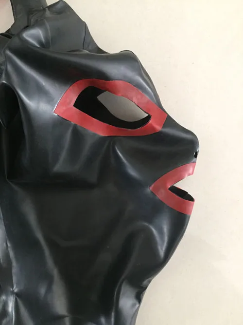 Новая Мода Эротические латекс вещи распродажа фетиш маска латексная капота