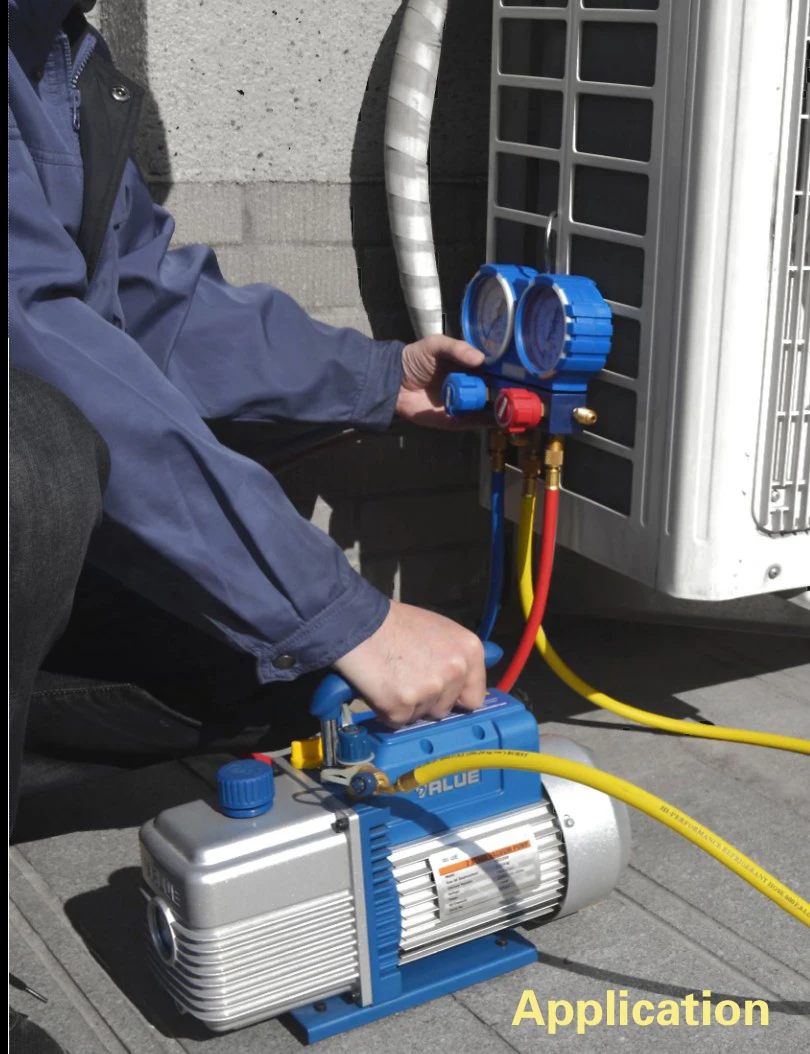 2 литра двухступенчатый новый вакуумный насос для холодильной установки