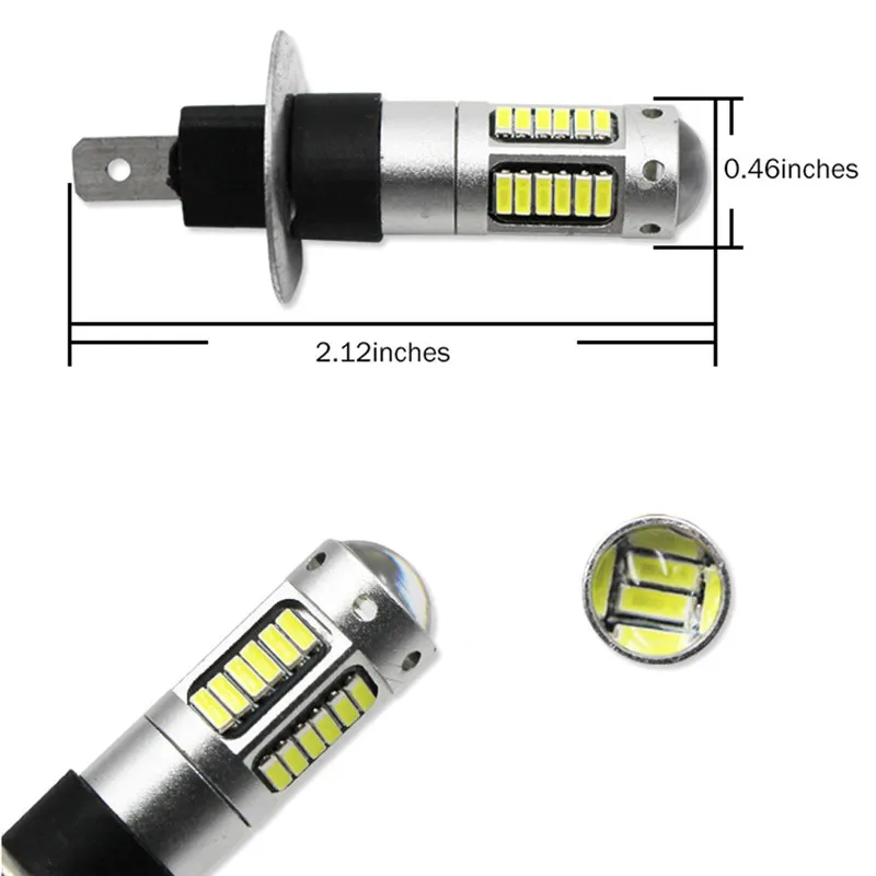 Экологически чистый безопасный абсолютно новый 2 шт H1/H27 (881) 30SMD 4014 светодиодный