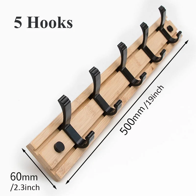 Wood 5 Hooks Nordic Европейская мода Стиль Спальня мебель вешалка для одежды, крючки, станок и Гостиная шкаф деревянный, для шляп стеллажи для выставки товаров вешалка настенный крючок - Цвет: Wood 5 Hooks