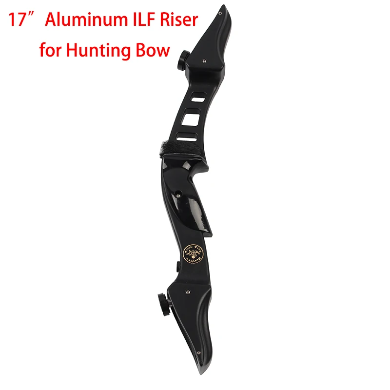 

17" Aluminum ILF Recurve Bow Riser for Hunting Archery Bow Metal Die-casting Riser available for mostly kinds of ILF Limbs
