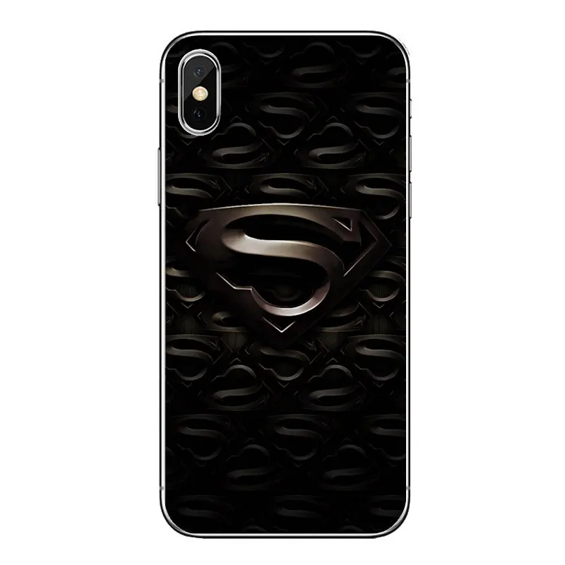 Силиконовый чехол для iPod Touch iPhone 4 4S 5 5S 5C SE 6 6S 7 8 X XR XS Plus MAX marvel hero Man of steel Crazy superman с