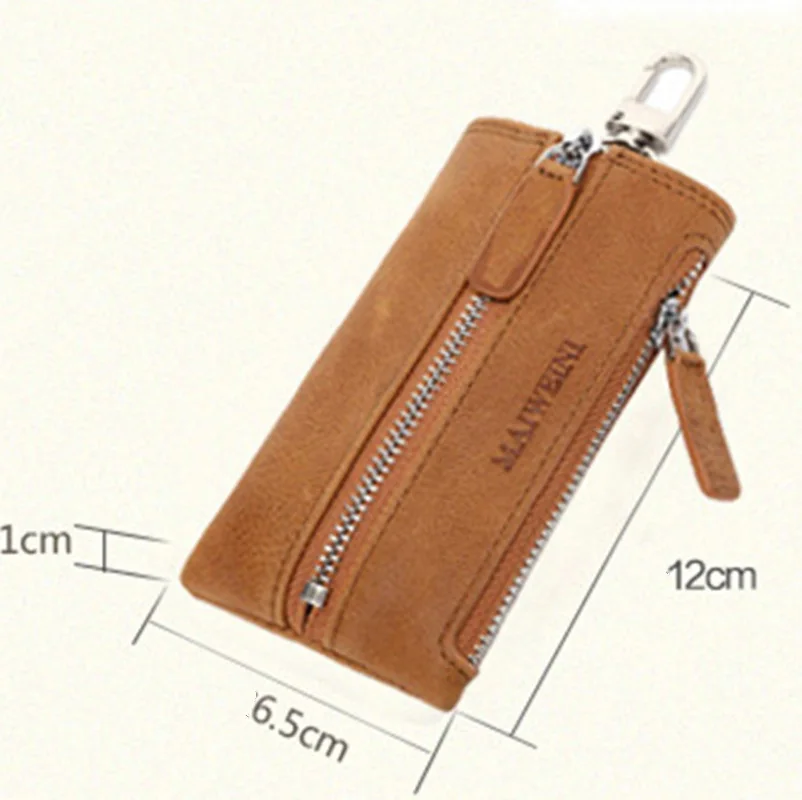 Кошелек для ключей MAIWEINI из натуральной воловьей кожи мужчин и женщин|car key wallet|key