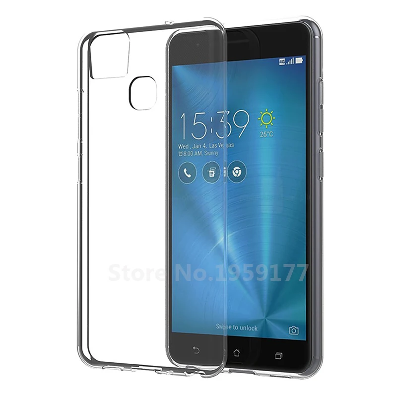 Original Soft Case ASUS Zenfone 3 Zoom ZE553KL Cover Silicone Back Phone For Z01HDA |