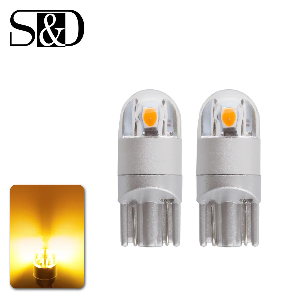 2 шт. автомобильные светодиодсветодиодный лампы T10 W5W 3030 чипов 194 168 501|interior light|led