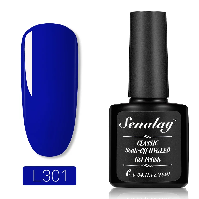 L301 Senalay, Гель-лак для ногтей, неоновый, 6 цветов, гель для маникюра, Нейл-арт, полуперманентный, полибазовый, грунтовка, Гель-лак, гибридный лак для ногтей - Цвет: L301