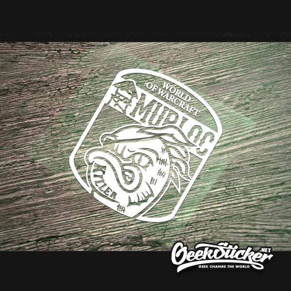 Классическая игра WOW World of Warcraft Murloc killer Badge наклейка Виниловая для кузова