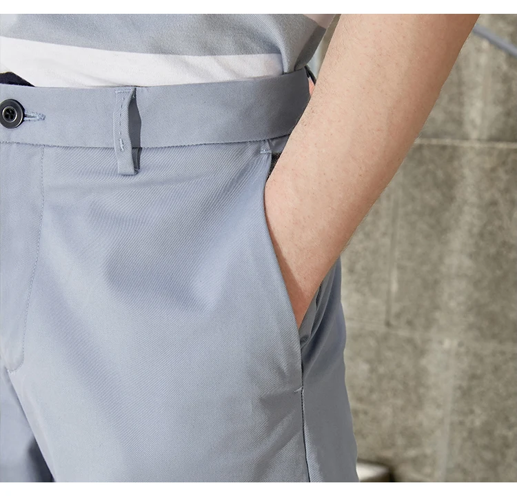 JackJones мужские укороченные брюки из хлопка, зауженные брюки длиной до щиколотки, мужская одежда 219114554