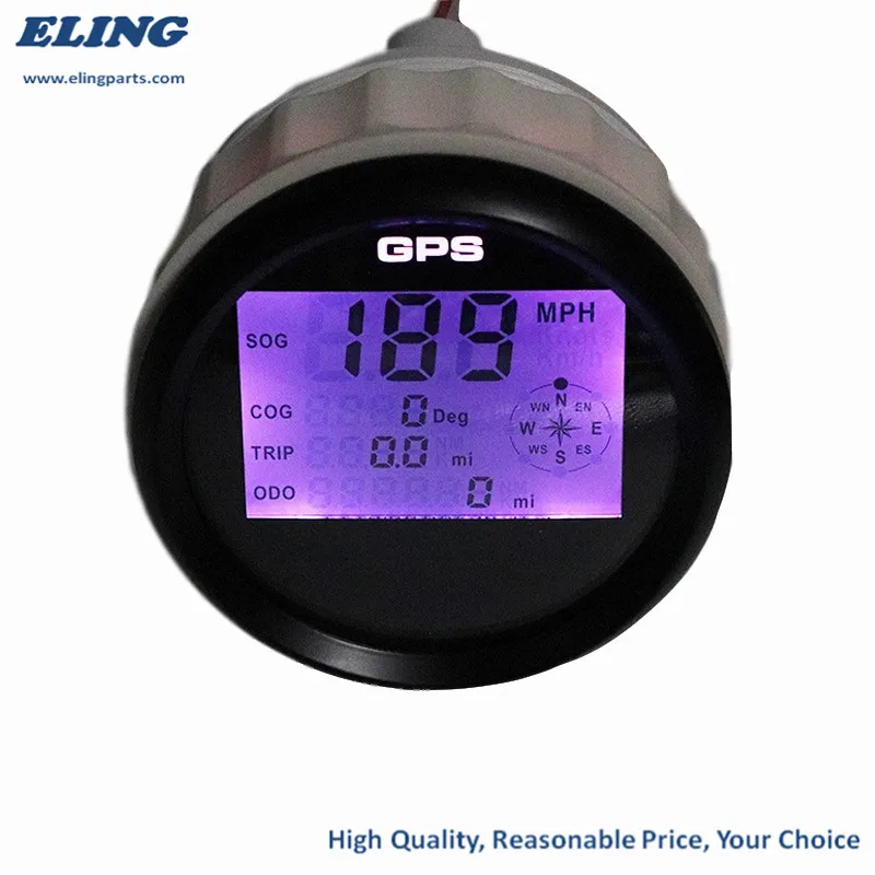 Цифровой измеритель скорости с ЖК дисплеем компас GPS антенной 8 цветов 85