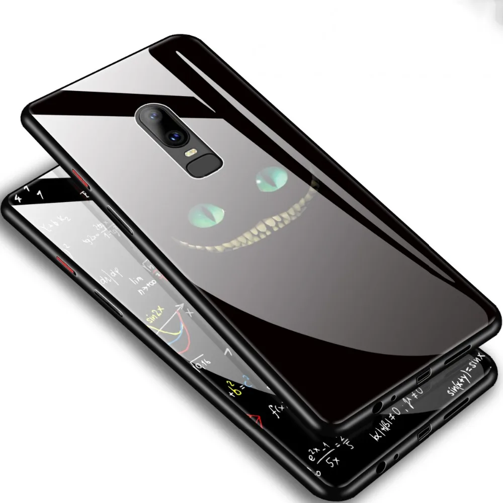 Чехлы из закаленного стекла для Oneplus 6 Case 28 ''антидетонационный