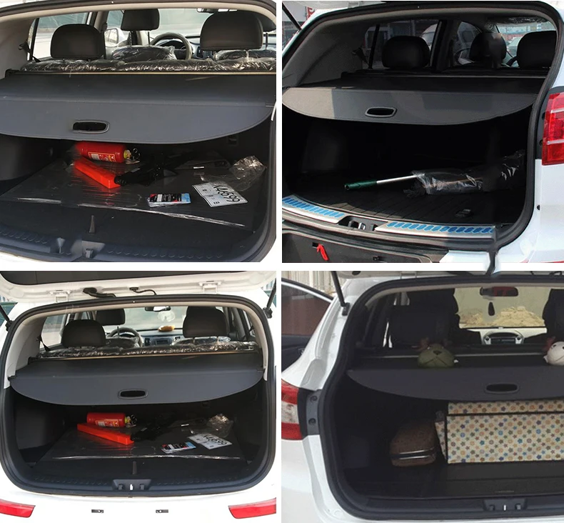Автомобильные аксессуары для hyundai Santa Fe ix45 2013, автомобильный Стайлинг багажника, защитный капот, чехол для багажника, Солнцезащитный чехол