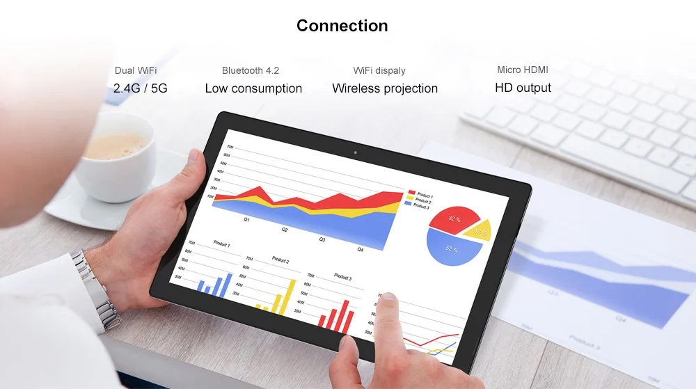 Teclast X4 2 в 1 планшетный ПК 11,6 дюймов Windows 10 Celeron N4100 четырехъядерный 8 ГБ ОЗУ 256 ГБ SSD Двойная камера 2,4 ГГц/5,0 ГГц WiFi ноутбук