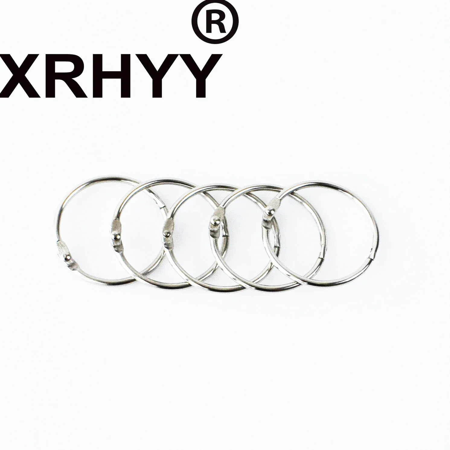 XRHYY Упаковка из 20 штук 50 мм металлический Серебряный альбом фото Бумажная книга