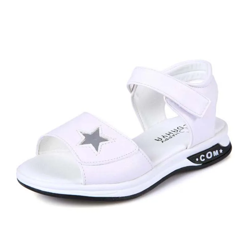 Детская обувь сандалии из искусственной кожи для девочек модные принцессы