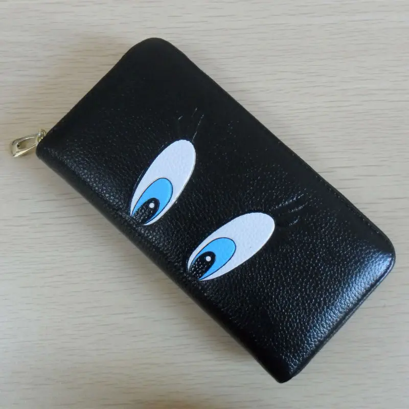 Кошелек западный благоприятный для женщин длинные бумажники из воловьей кожи на