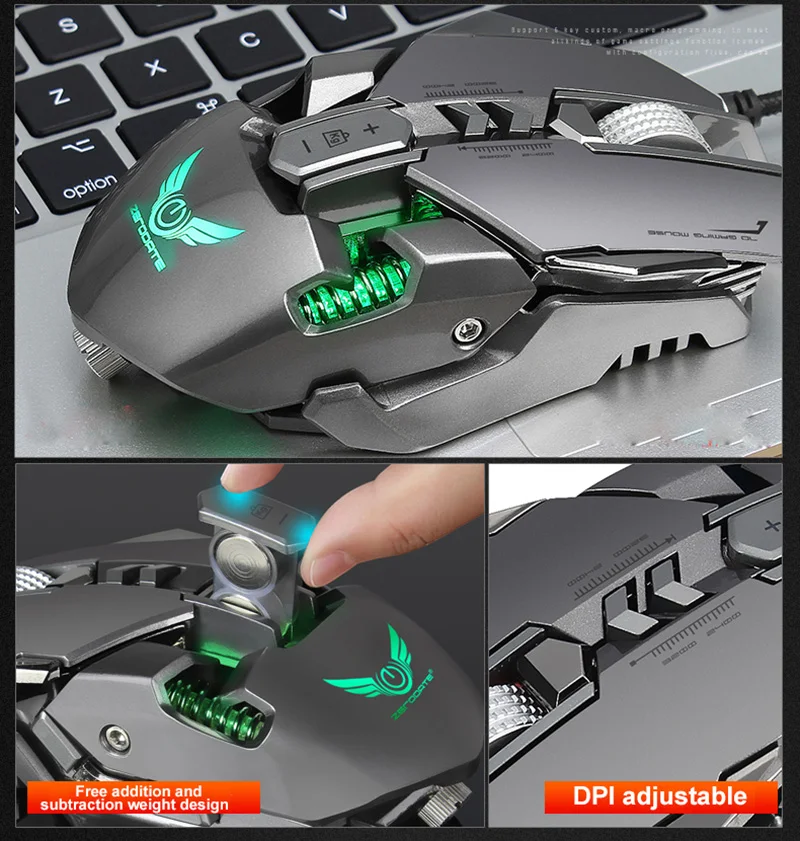 G9 игровая мышь проводная USB DPI Регулируемая макро программируемая мышь геймерская оптическая профессиональная RGB Mause игровая мышь для ПК компьютера