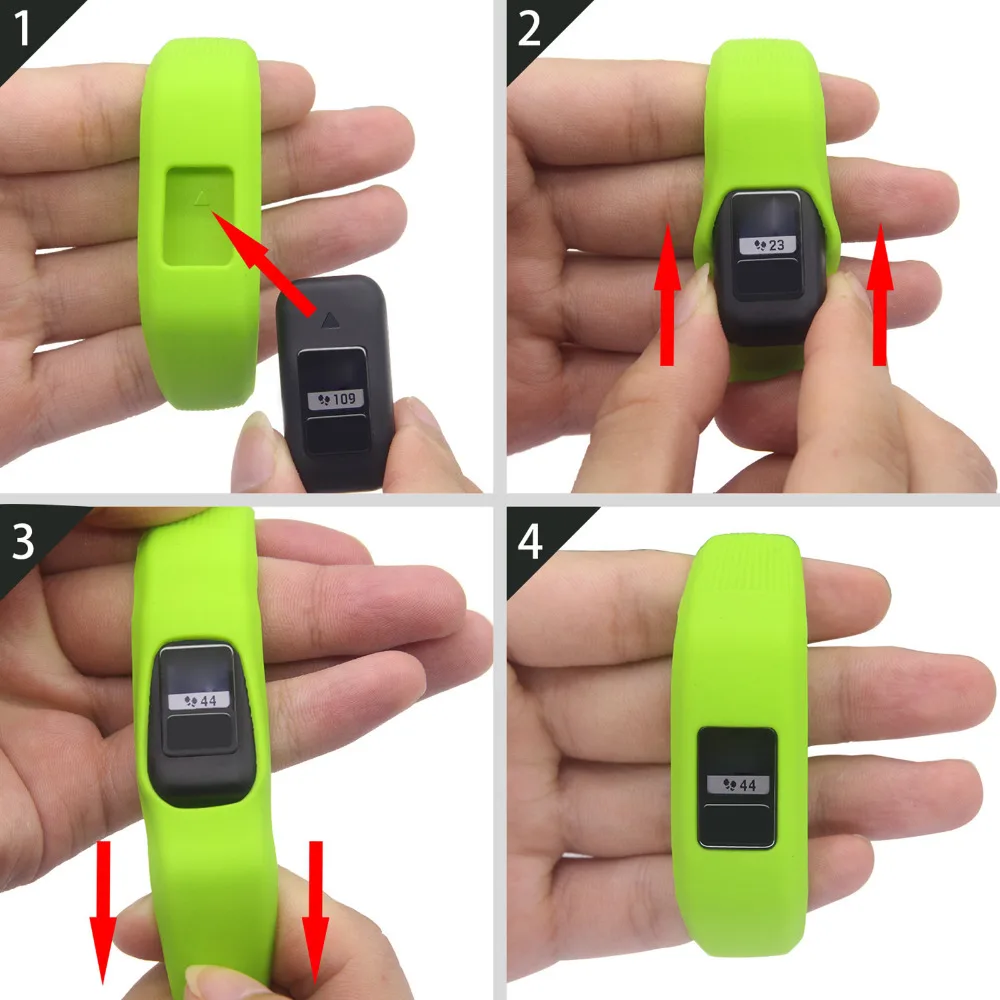 Сменный силиконовый браслет MASiKEN премиум-класса браслет-держатель для GARMIN VIVOFIT JR