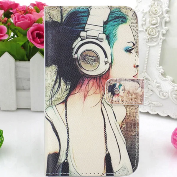 Кожаный чехол держатель карты мобильного телефона сумка Protector кожи флип wa для ZTE