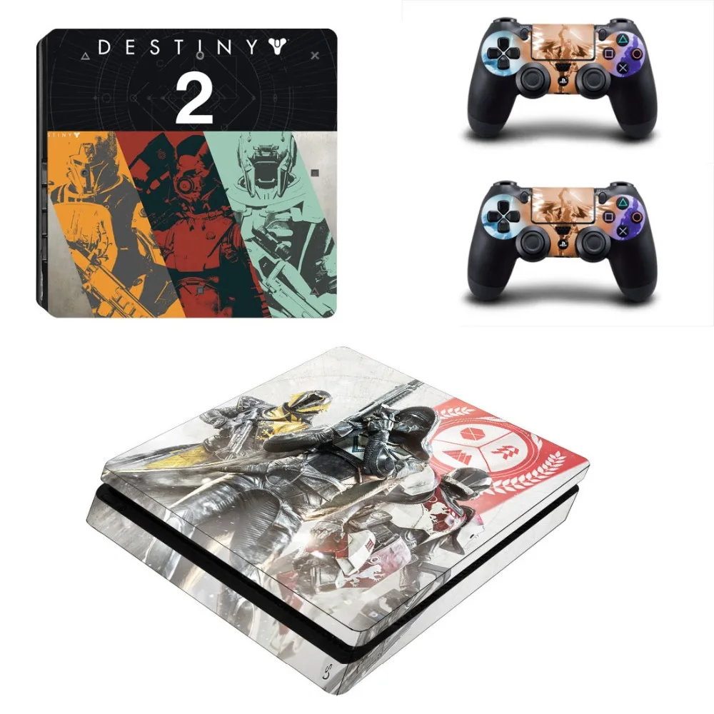 Тонкие наклейки для PS4 декоративная 2 крышка Виниловая наклейка игровой станции 4