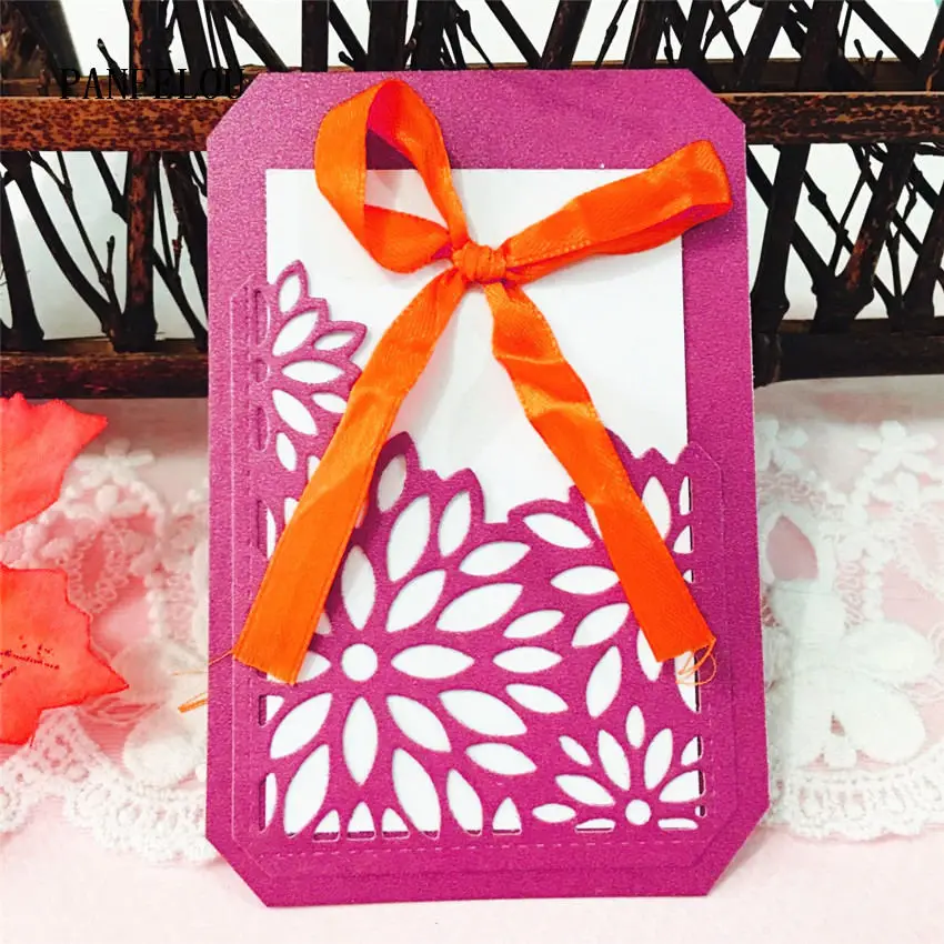 PANFELOU оставляет конверт бумажные штампы для высечки Металлическое Ремесло
