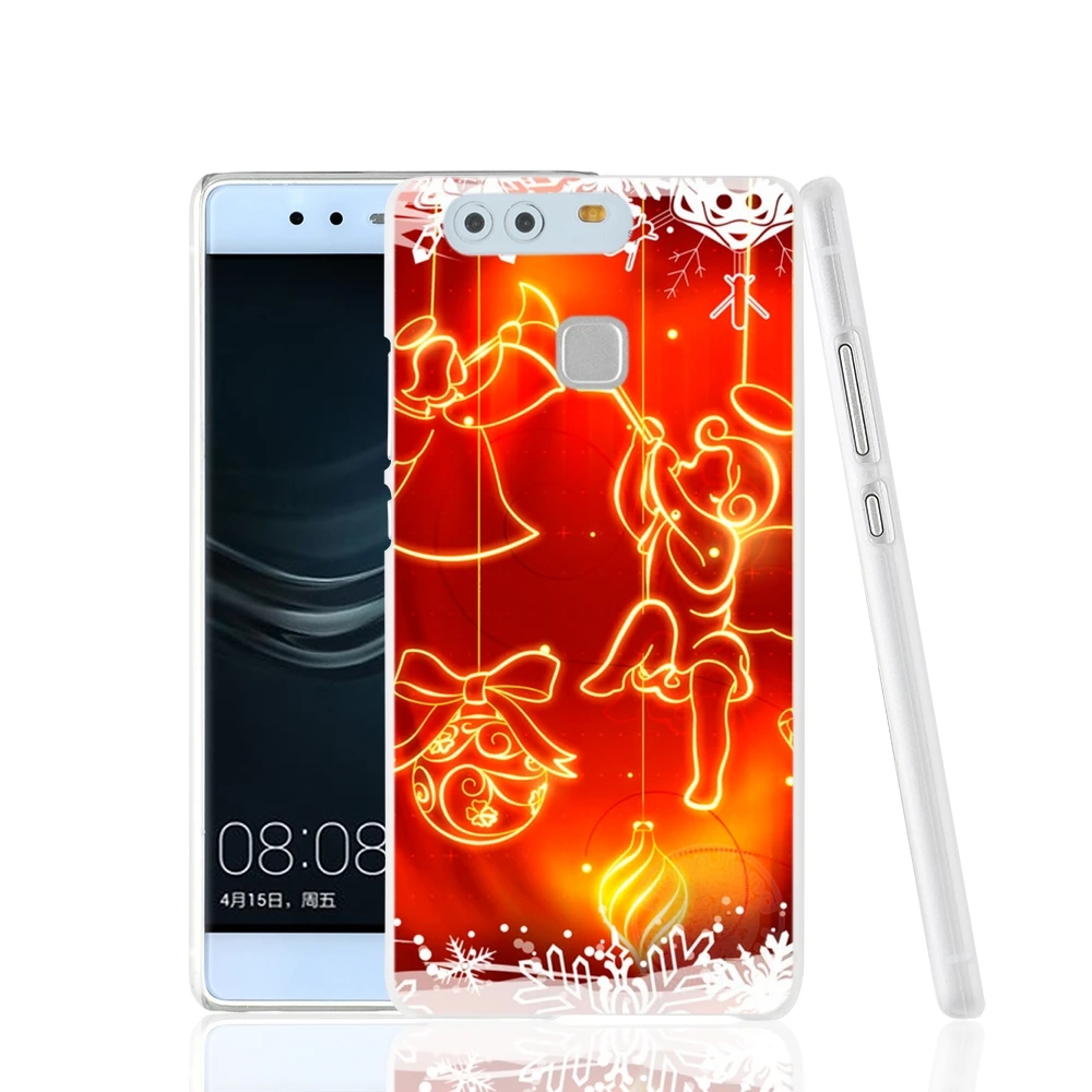 HAMEINUO Рождественская тема чехол для телефона huawei Ascend P7 P8 P9 P10 lite plus G8 G7 honor 5C 2017 Mate 8 |