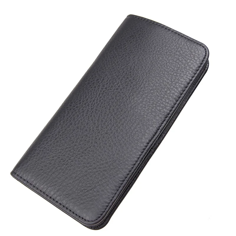

JMD Real Leather Wallet Men's Credit Card Holder High Quality Black Wallet 8109A