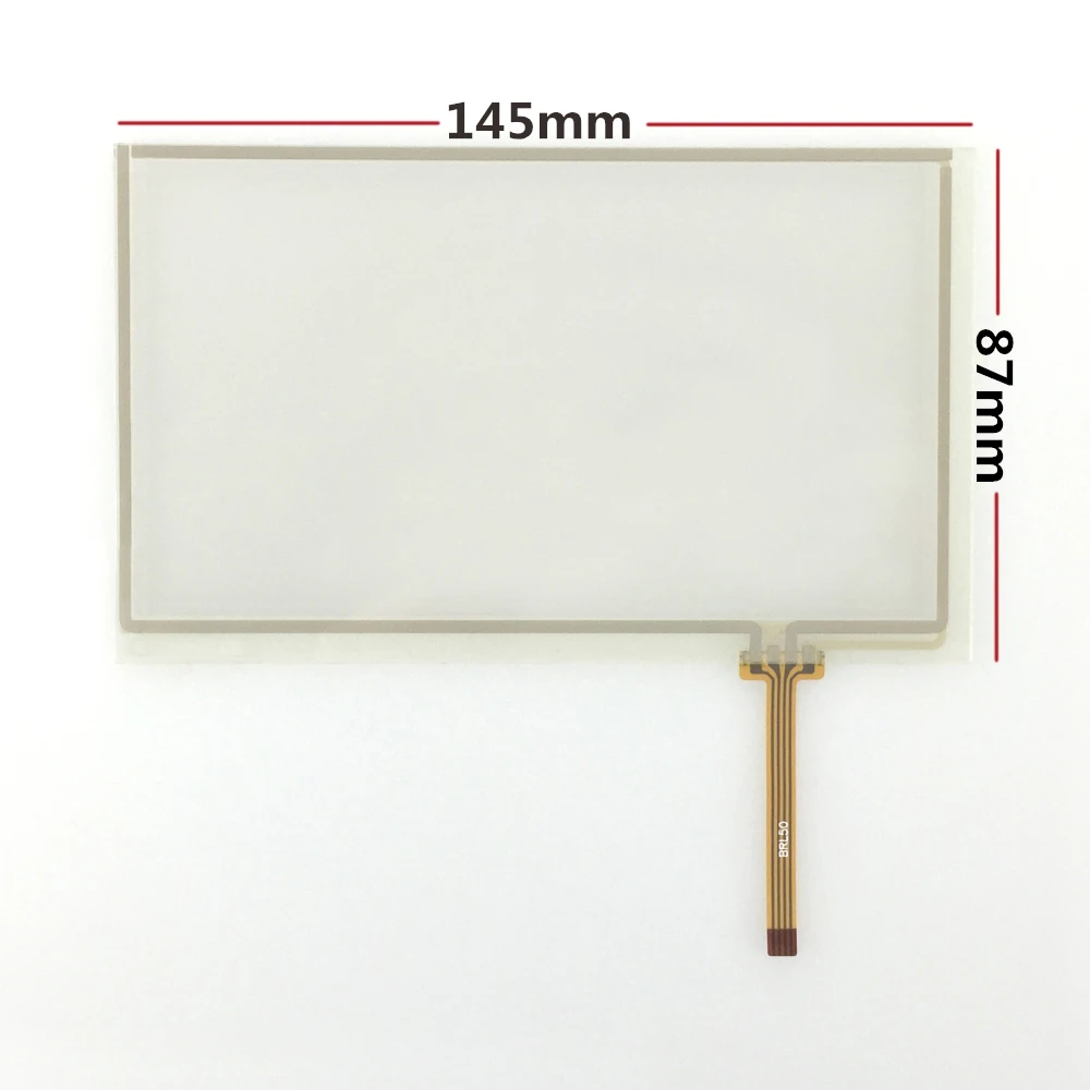 

6 inch 4 Wire Resistive Touch Panel Digitizer Screen For TM060RDH01 145*87mm