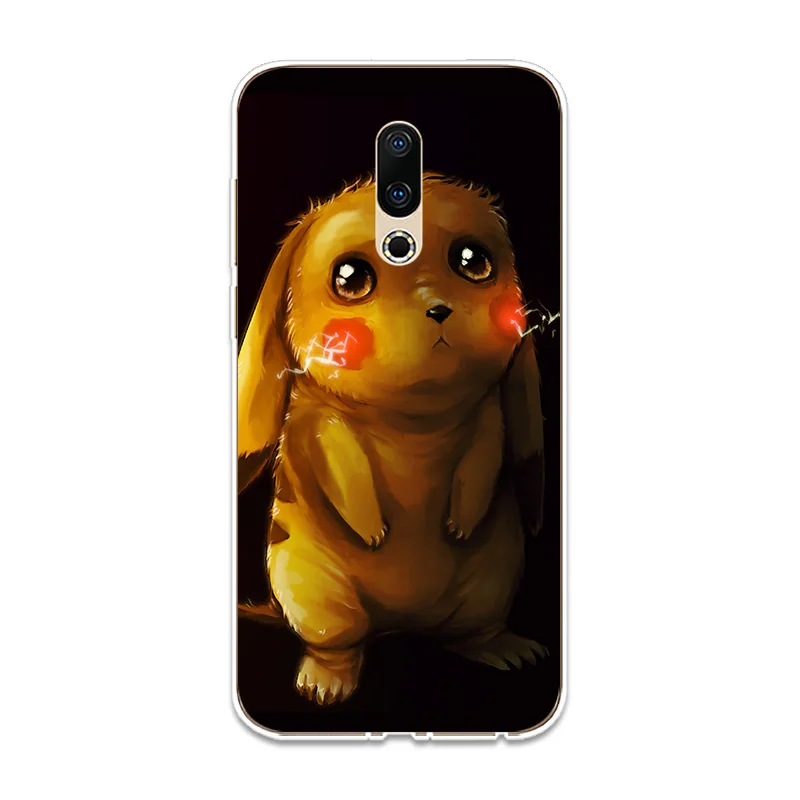 Rabbit Pikachu Silicone Phone Case Couqe Fundas For Meizu 15 16 Lite Plus 16X Note 8 Pro 6 7 X8 U10 U20 Shell Soft Cover |