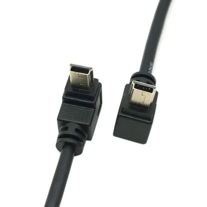 Кабель Mini USB Type B-USB OTG под углом 90 градусов 10 см 50 короткий кабель mini otg для