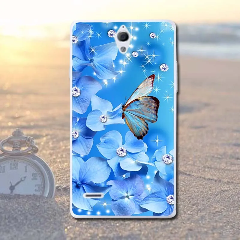 Силиконовый чехол для huawei Ascend G700 телефона кремния бабочка Микки животных