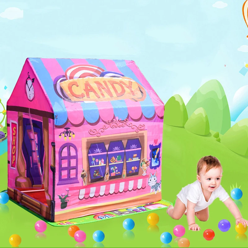 Четыре стиля крытая уличная палатка для детей красочная детская игра Домик