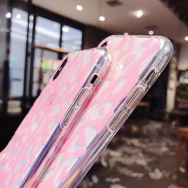 Чехол для iPhone X XS Max XR из мягкого ТПУ с абстрактным узором прозрачный чехол iphone 8 6s 7