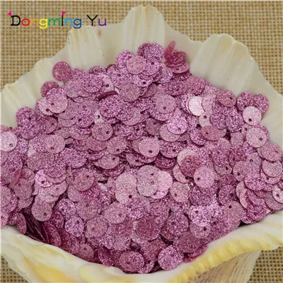 Dark Pink 900 шт(30 г) 6 мм, плоские круглые пайетки с блестками с блеском порошок для Свадебные украшения, одежде патчи Швейные craft - Цвет: Dark Pink