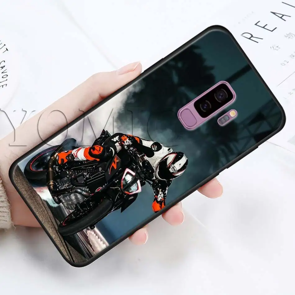 moto cross motorcycle sports black tpu case for samsung galaxy s20 fe s21 note 20 ultra s10 10 lite s9 plus s8 s10e soft cover free global shipping