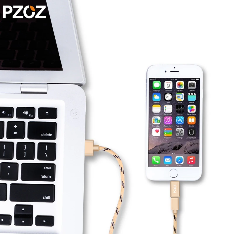 PZOZ Micro USB гнездовой разъем для iphone 8 Pin мужской адаптер синхронизации и зарядки Iphone