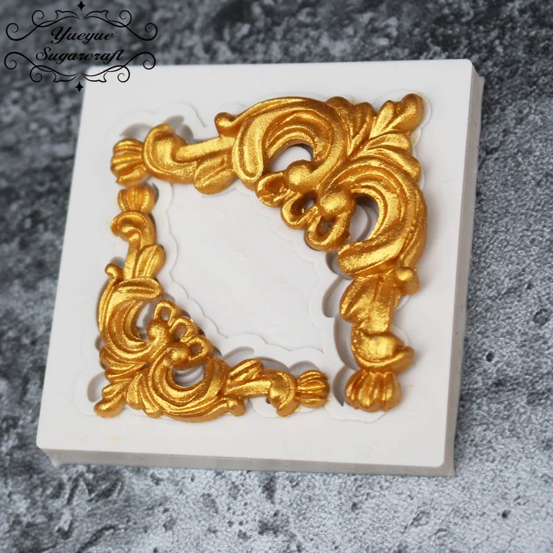 Yueyue Sugarcraft новейшая угловая силиконовая форма для помадки инструменты украшения