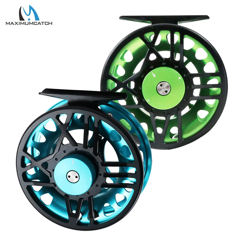 Maximumcatch TimeFly 5/6/7/8wt Fly Reel CNC обработанный алюминиевый тефлоновый диск Drag System
