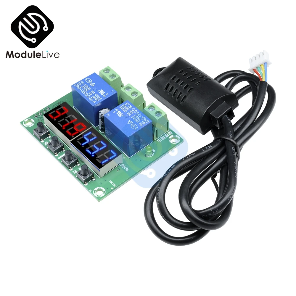 XH M452 DC 12V термостат гигростат светодиодный цифровой Температура Управление