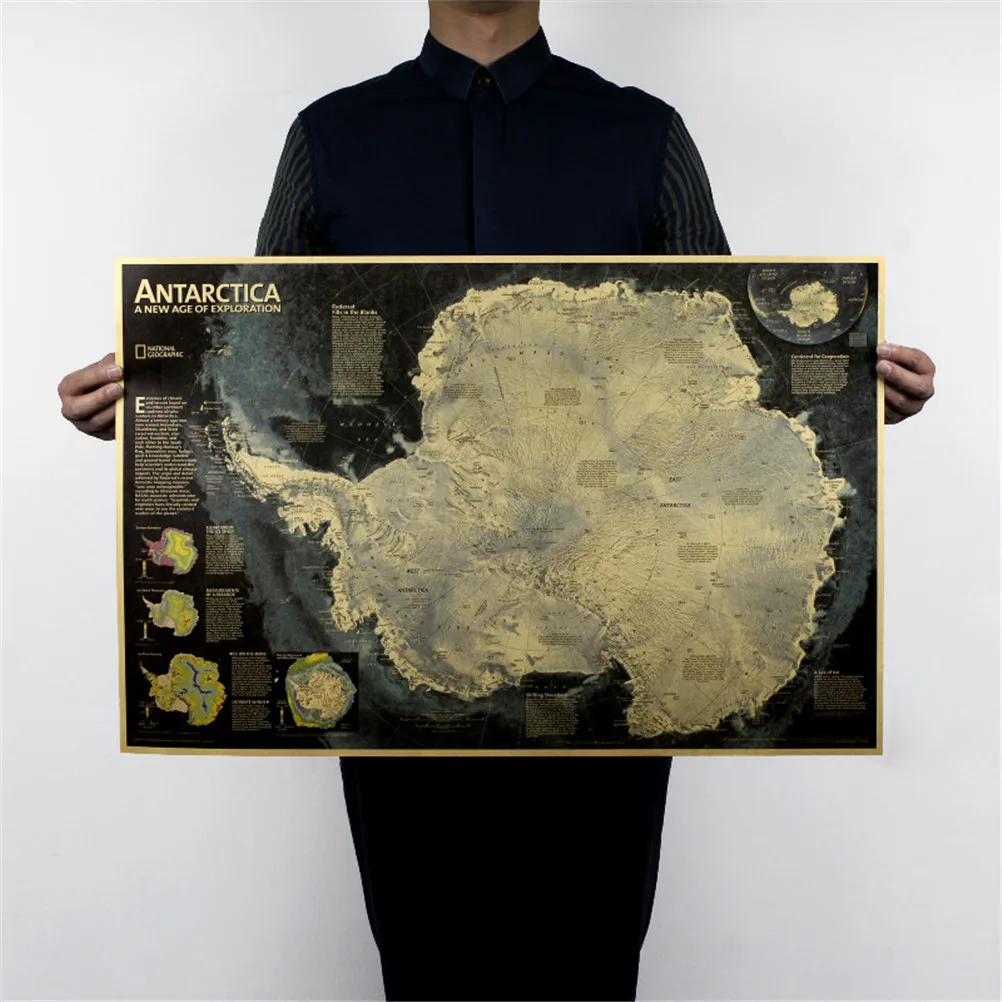 Ретро крафт-бумага для гостиной Винтаж девять планет в Солнечной системе Карта