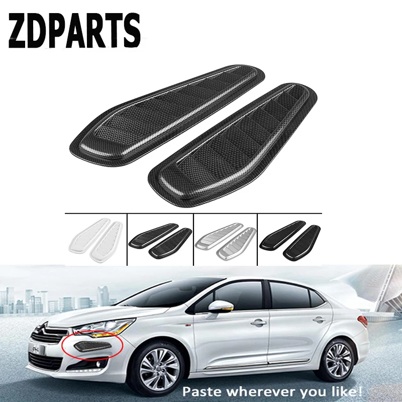 ZDPARTS 2 шт. автомобильные наклейки на переднее крыло двигателя капот