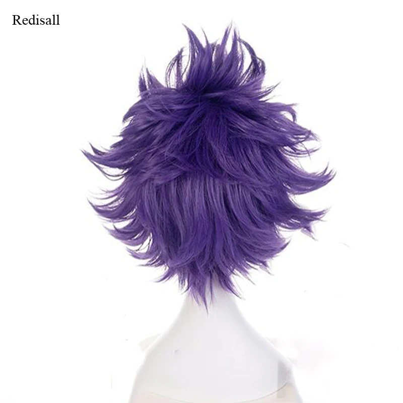Shinsou Hitoshi фиолетовый кудрявый парик косплей моя геройская Академия Оку нет героев