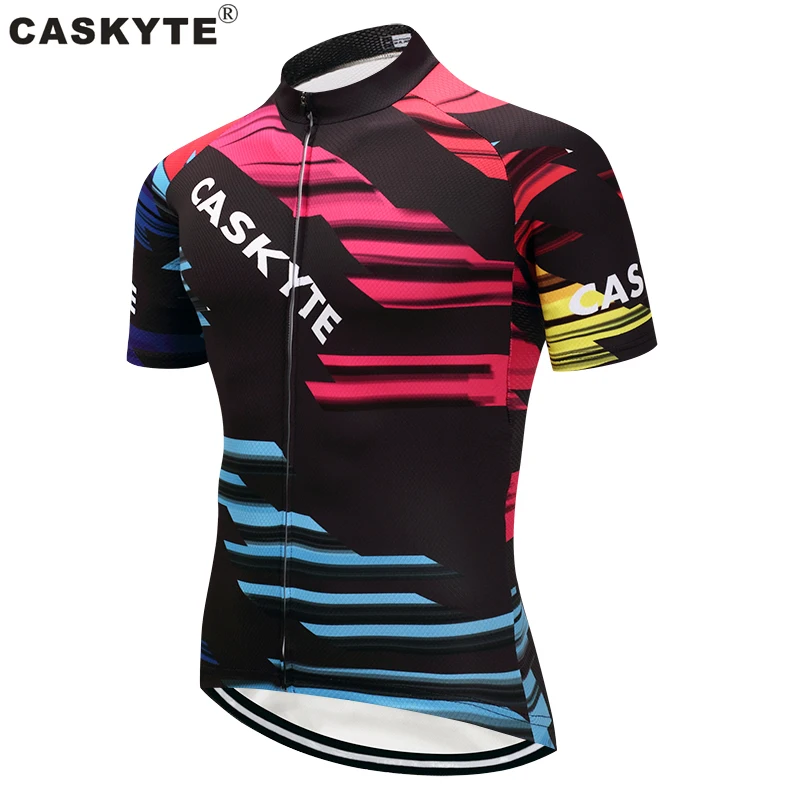 Roupa Ciclismo Caskyte 2018 летний анти морщин усадочный велосипед Джерси для мужчин размер XS