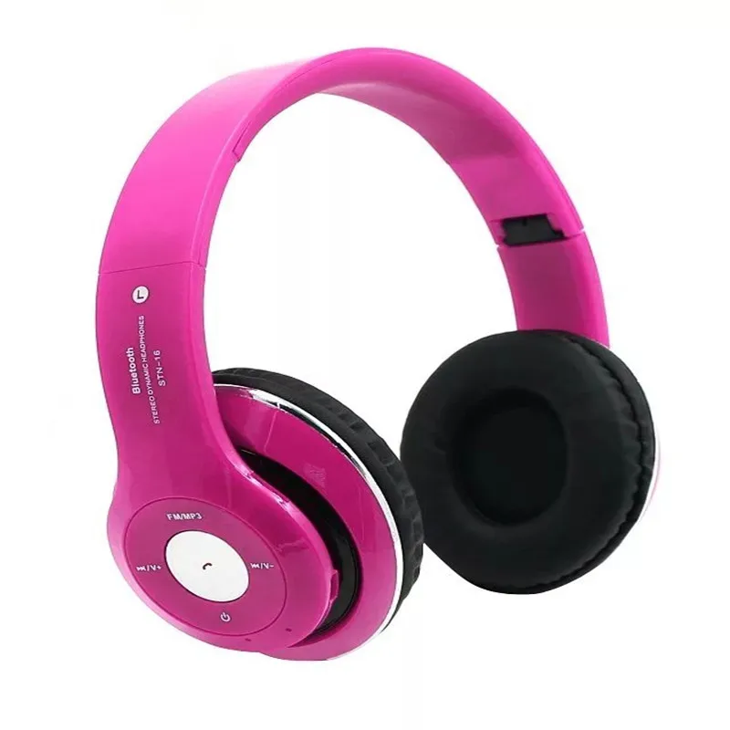 STN-16 Bluetooth Беспроводные Стерео Наушники Большие fone де ouvido с микрофоном Handfree fm TF для