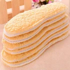 Зимние теплые стельки из искусственной шерсти, мягкие, не деформирующиеся, для мужчин и женщин, Зимние Стельки, размер 35-44