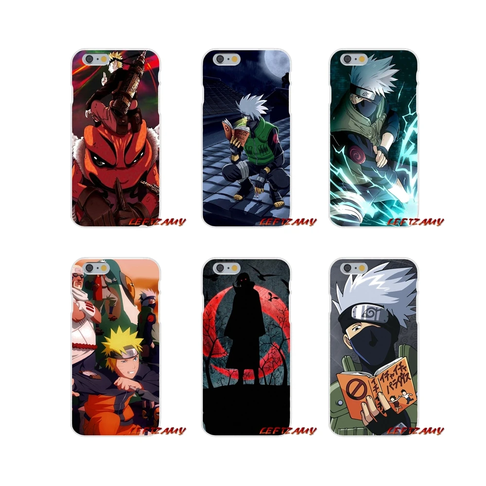 Аксессуары чехлы для телефонов Аниме Наруто Саске Гаара Какаши iPhone X XR XS MAX 4 4S 5 5S 5C
