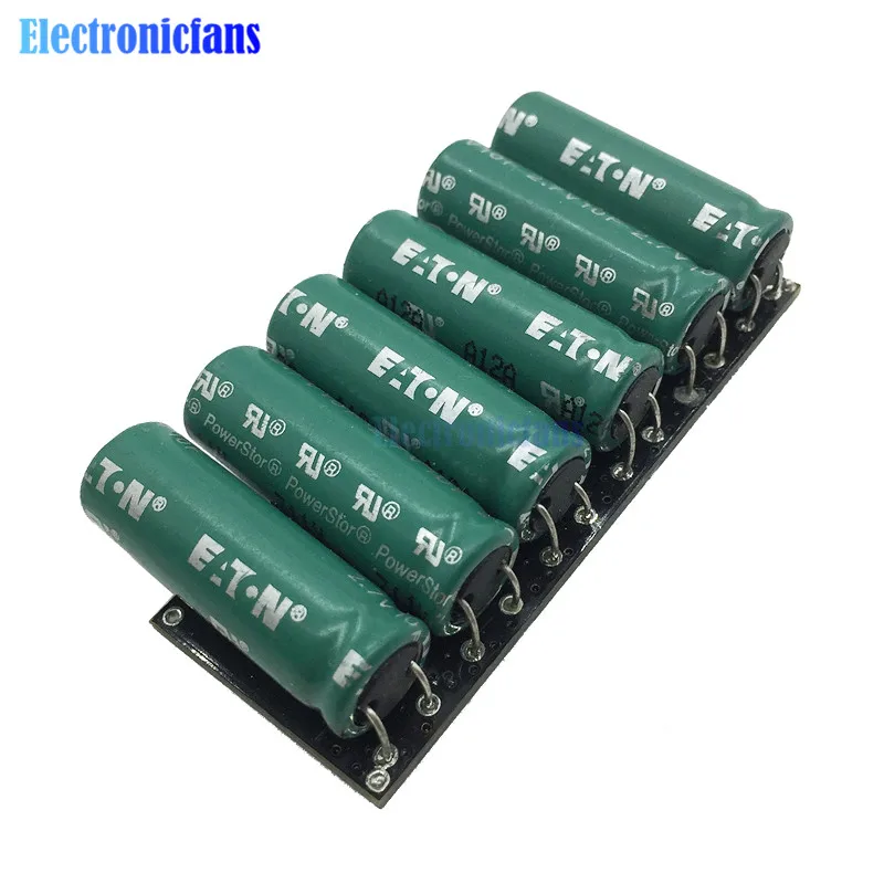 Модуль конденсатора Farad 16V 1.6F супер емкость 2 7 V 10F конденсаторы Ultracapacitor с защитной