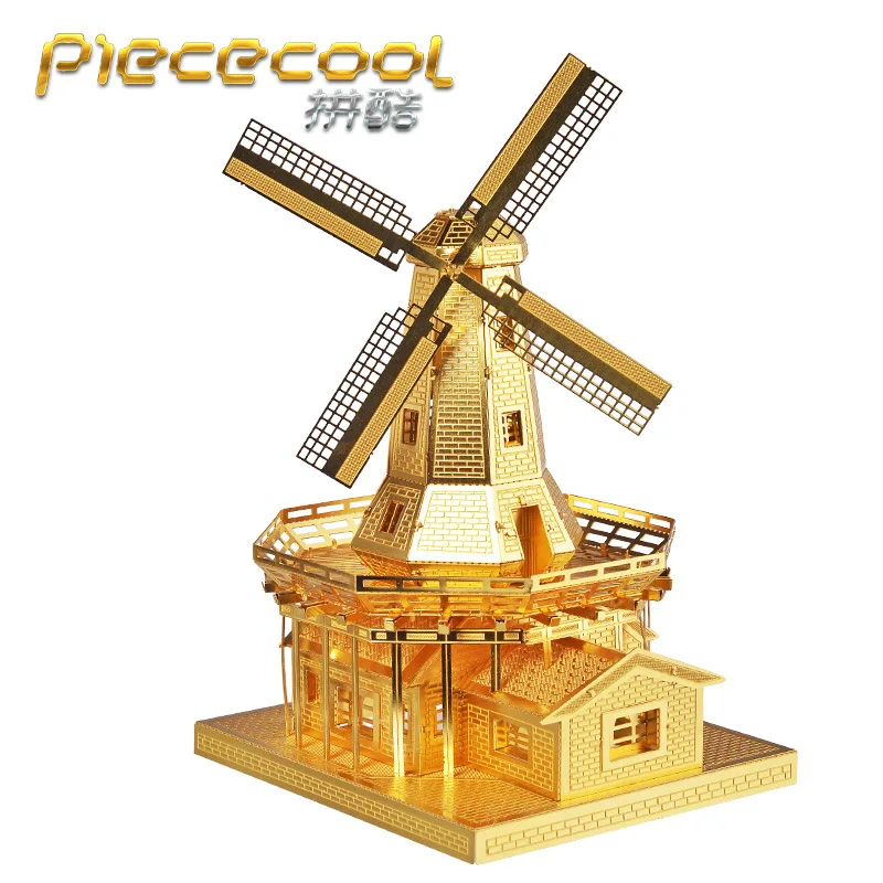 Да Piececool Нотр-Дам де Пари Сиднейский оперный дом Парижская башня светильник 3D металлическая сборка архитектурная модель пазл, детская игрушка