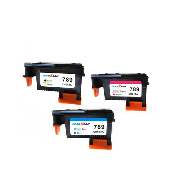 3 шт./компл. LeadKsam высокое качество печатающая головка comptible для hp789 CH612A CH613A CH614A 789