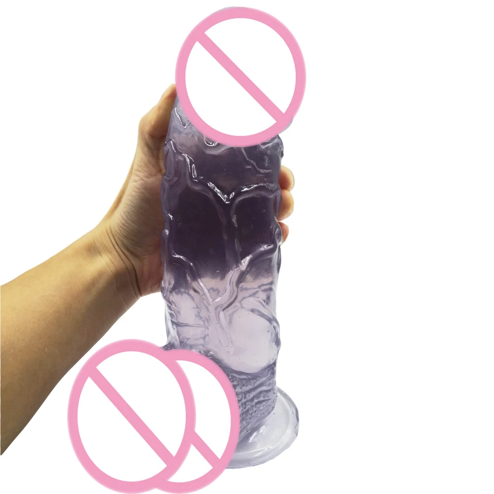 Огромный толстый реалистичный анальный фаллоимитатор с присоской супер большой